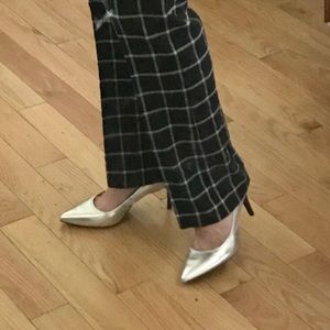 Windowpane Plaid Pants EUC
